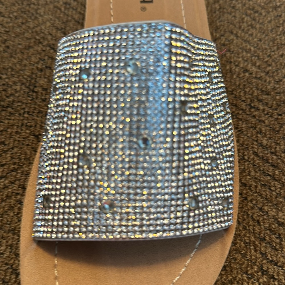 Soda Rhinestone Slip On Slide - Picture 5 of 5